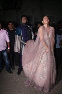 Arjun Carries Jacqueline's Gown at Lakme Fashion Show 2016