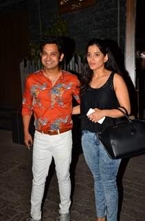 Priya Bapat and Umesh Kamat attends a Party at Aamir Khan's Residence