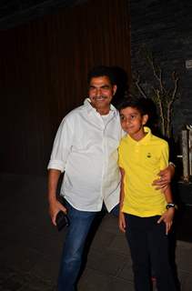 Sayaji Shinde attends a Party at Aamir Khan's Residence