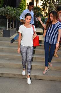 Malaika Arora Khan Snapped Post Photo Shoot at Sussanne's store