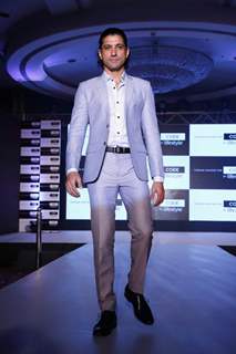 Farhan Akhtar walks for CODE at an Promotional event of the brand