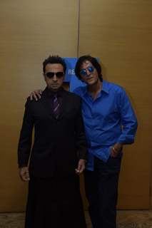 Gulshan Grover and Chunky Pandey at Launch of Viacom18's 'Voot'