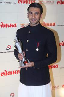 Ranveer Singh at Lokmat Maharashtrian of the Year Awards 2016