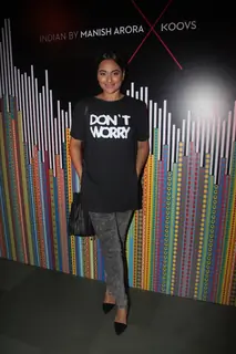 Sonakshi Sinha at 'Indian by Manish Arora X KOOVS' Event