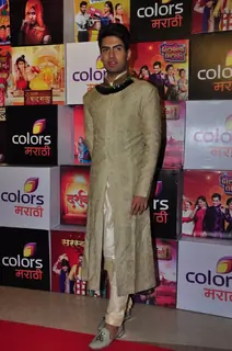 Sushant Divgikar at Colors Marathi Awards