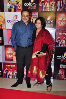 Sachin Khedekar at Colors Marathi Awards