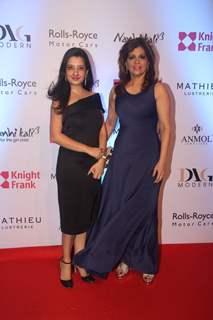 Amy Billimoria and Bina Aziz at 'Knight Frank Event'