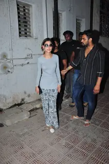 Sara Khan at Pratyusha Banerjee's Funeral