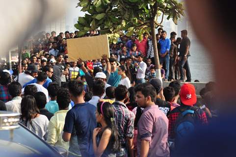 Shraddha Kapoor and Aditya Roy Kapur Snapped Shooting for the film 'OK Jaanu'