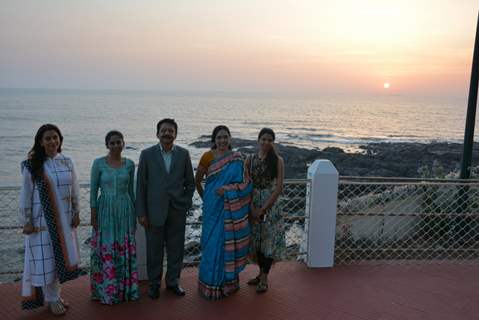 Juhi Chawla with Governor Shri Rao at Ak Munshi Yojana Trust