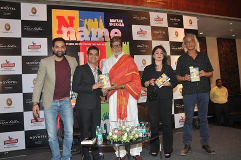 Abhay Deol and Amitabh Bachchan at Launch of Mayank Shekhar's Book 'Name Place Animal Thing'