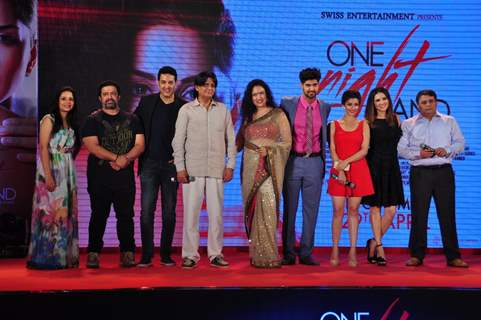 Sunny Leone and Tanuj Virwani at Launch of the film 'One Night Stand'