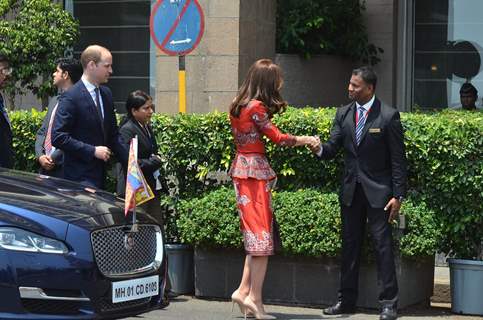 Prince William and Kate at their visit in Mumbai