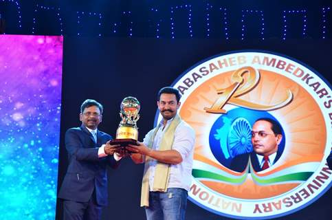 Aamir Khan at Dr. Babasaheb Ambedkar's Birth Anniversary Event