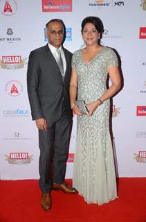 Priya Dutt along with her husband Owen Roncon at 'Hello! Hall of Fame' Awards