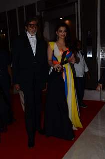 Amitabh Bachchan and Aishwarya Rai Bachchan'Hello! Hall of Fame' Awards