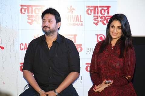 Anjana Sukhani and Swapnil Joshi at Launch of Marathi Film 'Laal Ishq'