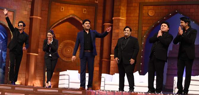 Shah Rukh Khan shoots for The Kapil Sharma Show