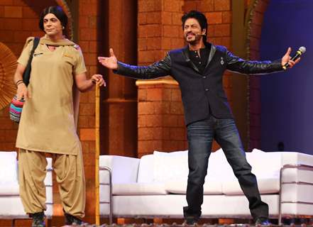 Shah Rukh Khan shoots for The Kapil Sharma Show