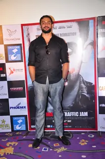 Actor Arunoday Singh at the Promotions of 'Buddha in a Traffic Jam'