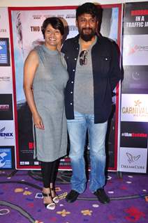 Vivek Agnihotri and Pallavi Joshi at the Promotions of 'Buddha in a Traffic Jam'