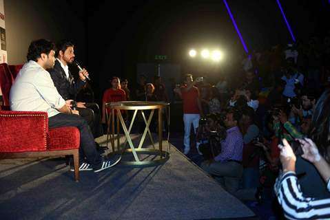 Shah Rukh Khan interacts with media at Press Meet of 'Fan' in Noida
