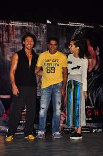 Sabbir Khan, Shraddha Kapoor and Tiger Shroff  at Promotional Event of 'Baaghi'