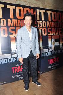 Manoj Bajpayee at Trailer Launch of 'Traffic'