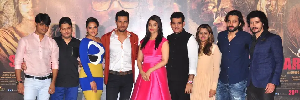Cast of 'Sarabjit' at it's Trailer Launch
