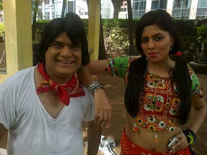 Kavita Kaushik and Gopi Bhalla in Sab TV's show F.I.R