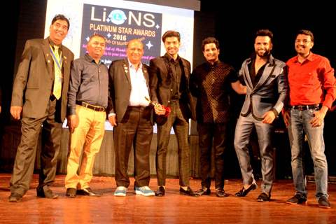 Gurmeet Choudhary felicitated at Lions Platinum Star Awards