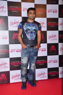 Sachin Joshi at Press Meet of Veerappan