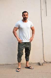 John Abraham at Wrap Shoot of Dhishoom