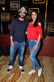 Jackky Bhagnani and Mandana Karimi at Screening of film 'Laal Rang'