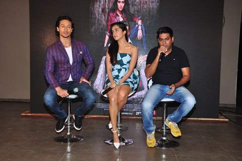 Tiger Shroff, Shraddha Kapoor and Sabbir Khan at Song Launch of 'Baaghi'