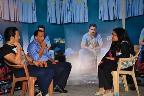 Emraan Hashmi and Mohammad Azharuddin at Press Meet of 'Azhar'