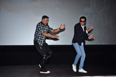Akshay Kumar and Riteish Deshmukh at Trailer Launch of the film 'Housefull 3'
