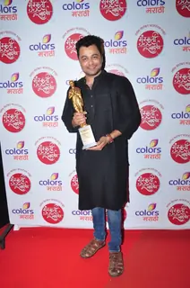 Subodh Bhave at Color's Marathi Awards