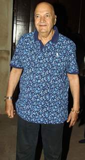 Prem Chopra at Mahurat of Film Sayonara Phir Milenge at Lahiri House