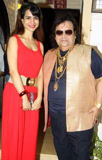 Bappi Lahiri at Mahurat of Film Sayonara Phir Milenge at Lahiri House