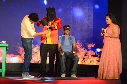 Bharti Singh with Performers at the Launch Of the show 'India's Got Talent'