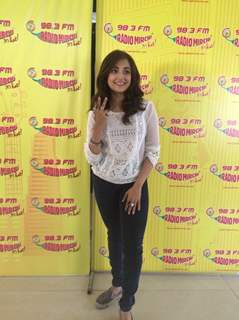 Monali Thakur at Radio Mirchi for Promotions of Baaghi