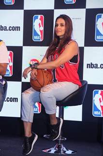 Neha Dhupia  at Launch of NBA.com