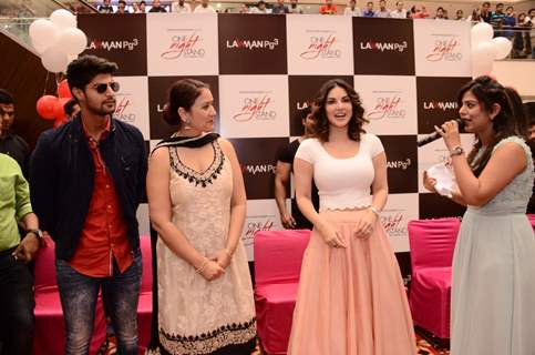 Sunny Leone and Tanu Virwani Promote 'One Night Stand' in Delhi