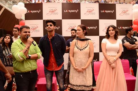 Sunny Leone and Tanu Virwani Promote 'One Night Stand' in Delhi