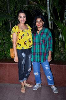 Swara Bhaskar with Ashwini Iyer Tiwari at Special Screening of 'Nil Battey Sannata'