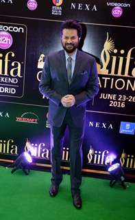 Anil Kapoor and Farhan Akhtar at the Press Meet of 'IIFA'