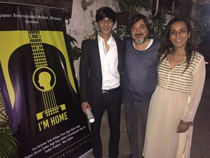 Jashan Singh Arora with Parents Tony Singh and Deeya Singh at Launch of the short film 'I'm Home'