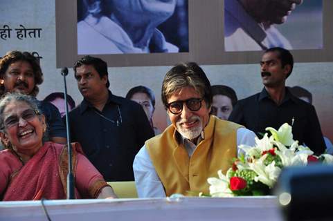 Amitabh Bachchan at Street's Renaming Ceremony in Bandra