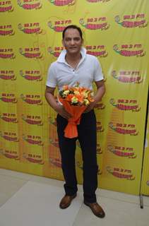 Mohammad Azharuddin at Radio Mirchi's Studio